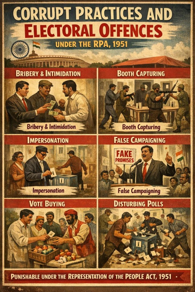 Corrupt Practices and Electoral Offences under the RPA, 1951