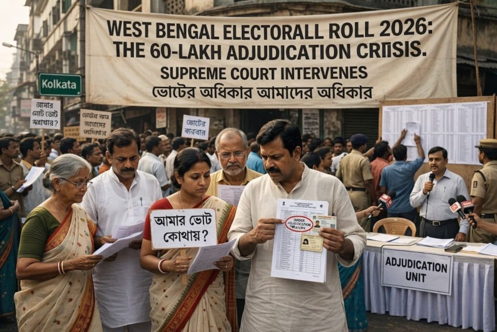 West Bengal Electoral Roll 2026: The 60-Lakh Adjudication Crisis