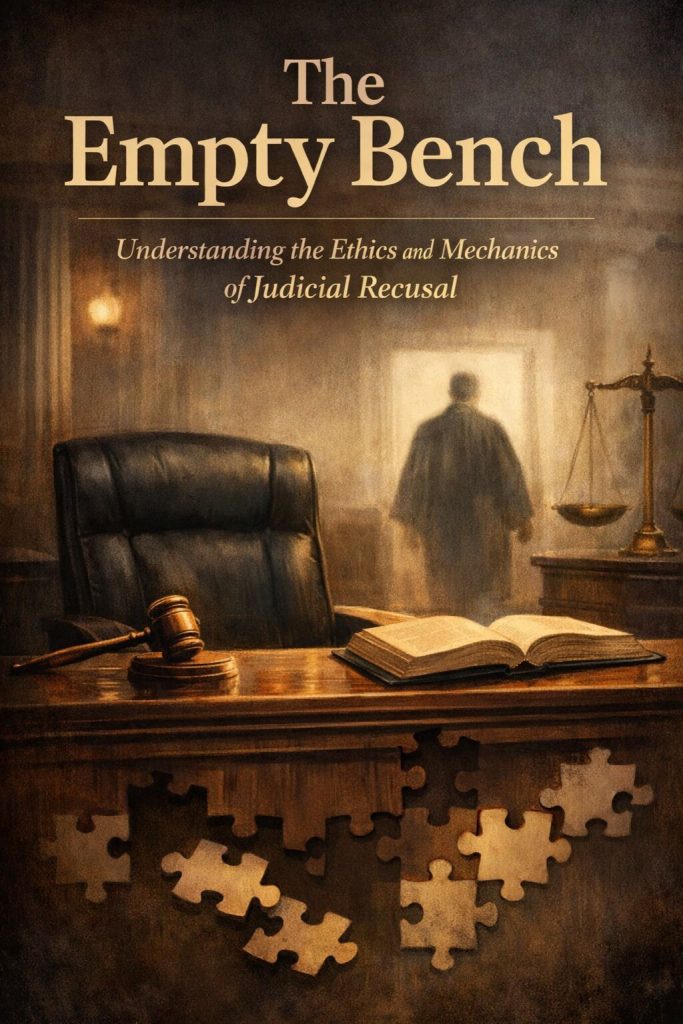 The Empty Bench: Understanding the Ethics and Mechanics of Judicial Recusal