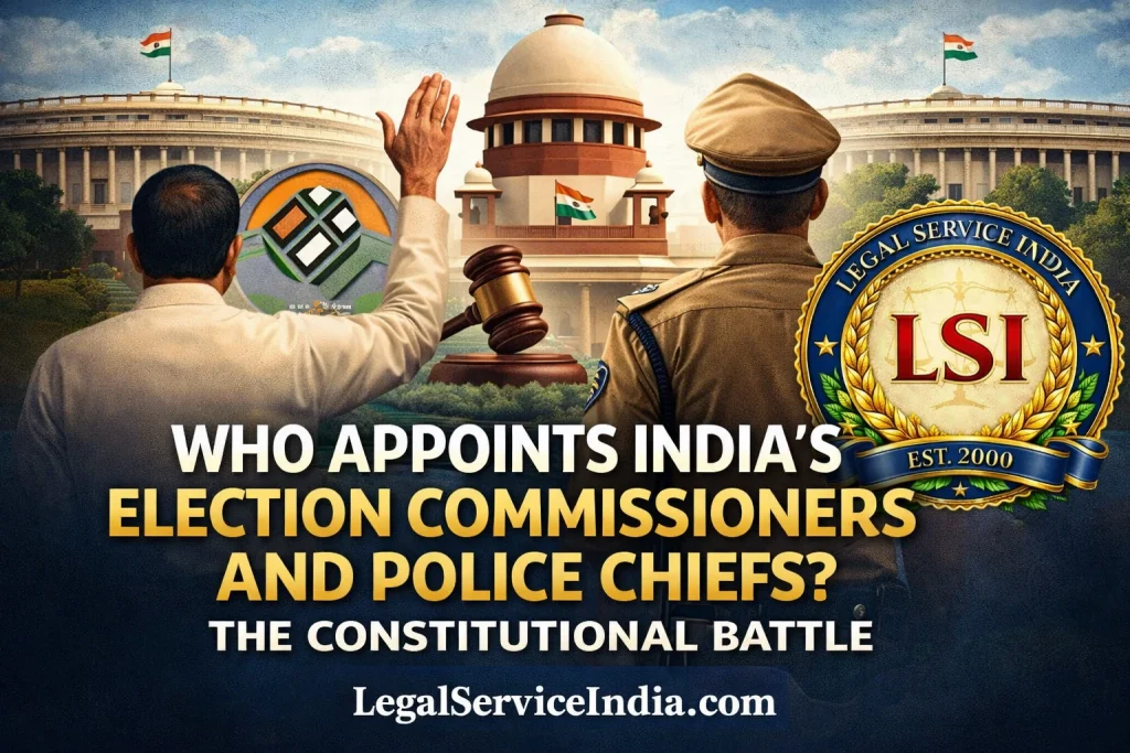 Who Appoints India’s Election Commissioners and Police Chiefs? The Constitutional Battle Between Executive Power and Institutional Independence Who Appoints India’s Election Commissioners and Police Chiefs? The Constitutional Battle Between Executive Power and Institutional Independence