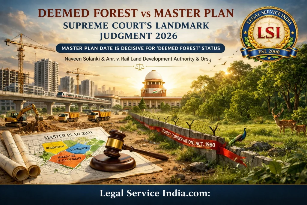 Deemed Forest Master Plan Supreme Court Judgment 2026