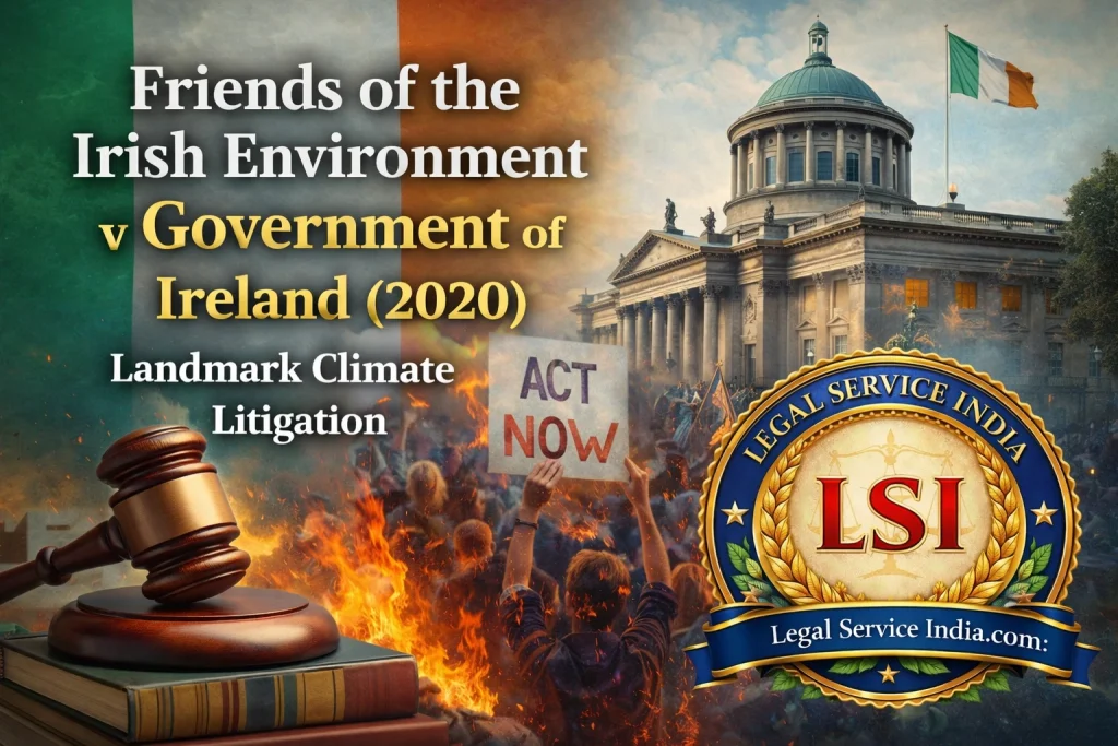 Friends Of The Irish Environment vs Ireland (2020): (A Landmark Climate Litigation Case and Its Impact on Environmental Constitutionalism