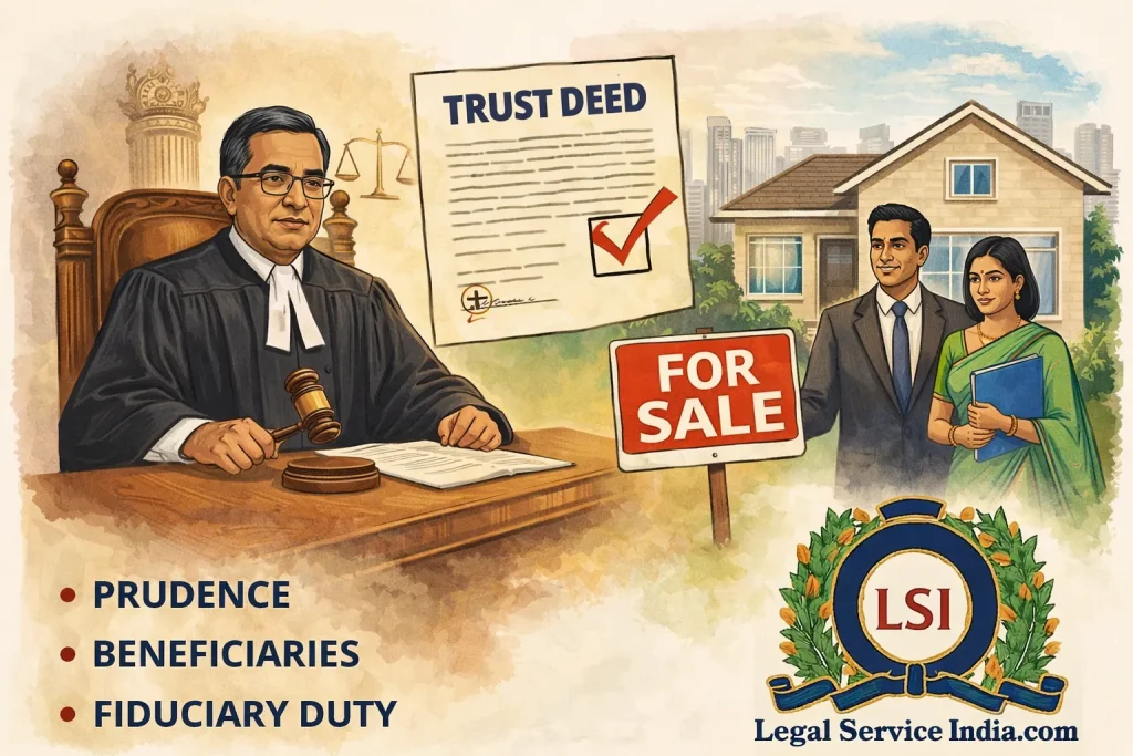 Sale Of Immovable Property By Private Trusts Under The Indian Trusts Act, 1882