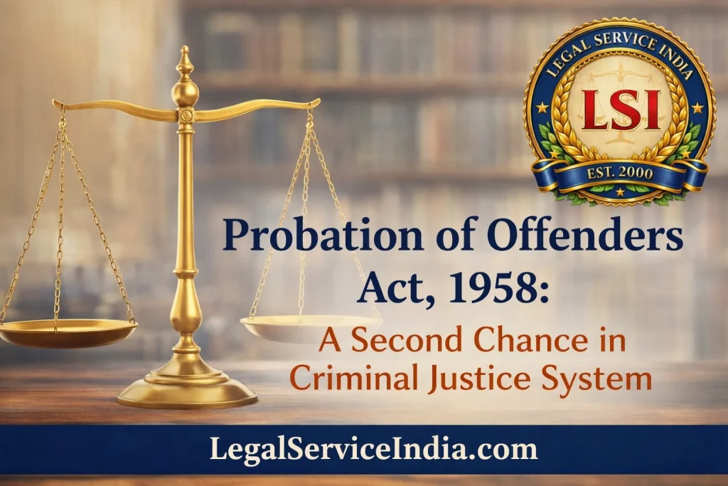 Probation of Offenders Act, 1958