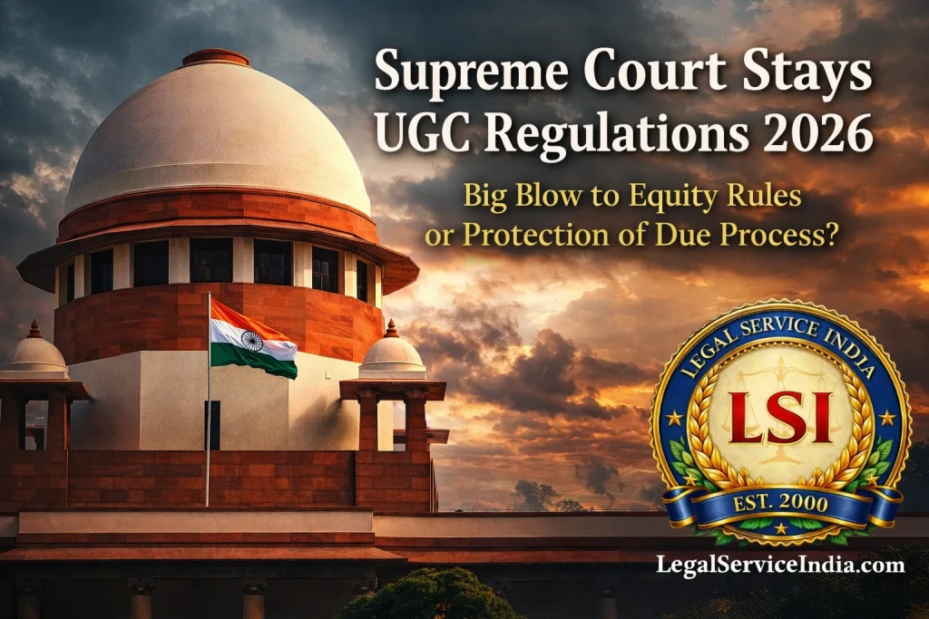 UGC Regulations 2026 Supreme Court Stay