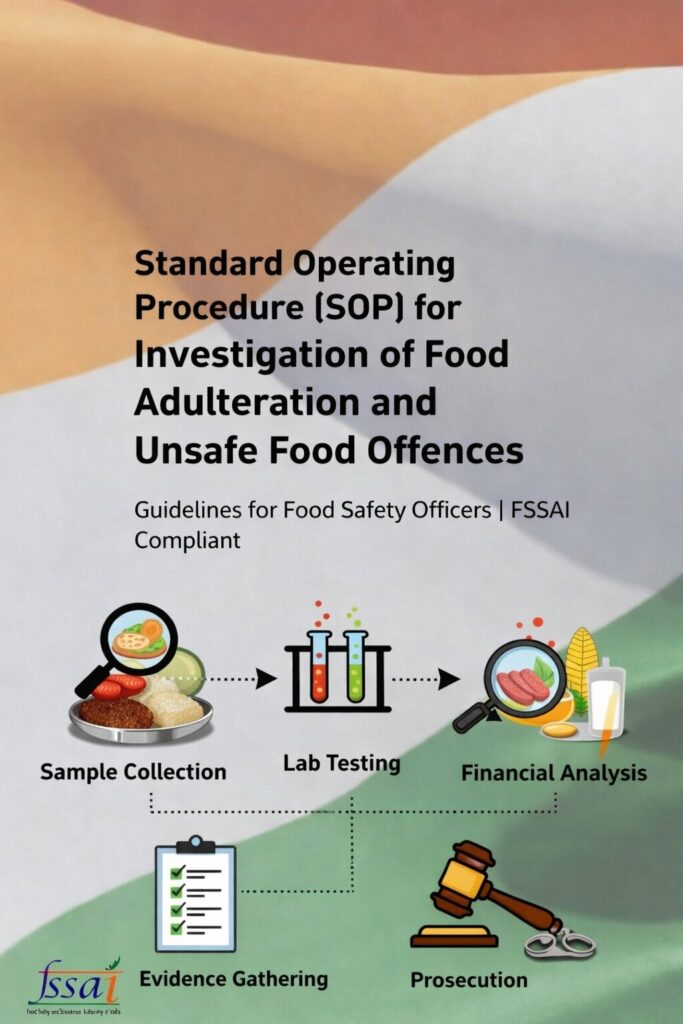 Standard Operating Procedure (SOP) for Investigation of Food Adulteration and Unsafe Food Offences