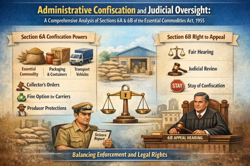 Section 6A Essential Commodities Act