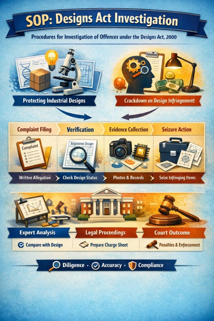 Standard Operating Procedure (SOP) for Investigation of Offences under the Designs Act, 2000