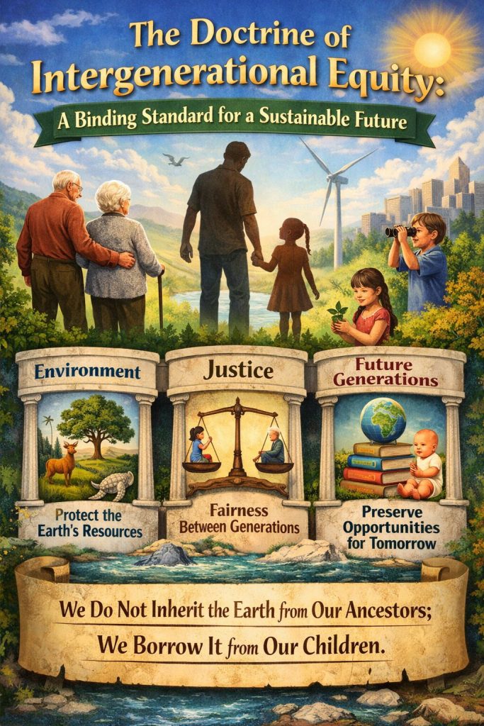 The Doctrine of Intergenerational Equity: A Binding Standard for a Sustainable Future