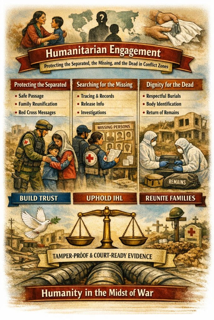 Humanitarian Engagement: Protecting the Separated, the Missing, and the Dead in Conflict Zones