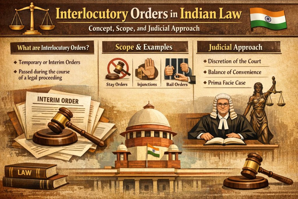 Interlocutory Orders in Indian Law