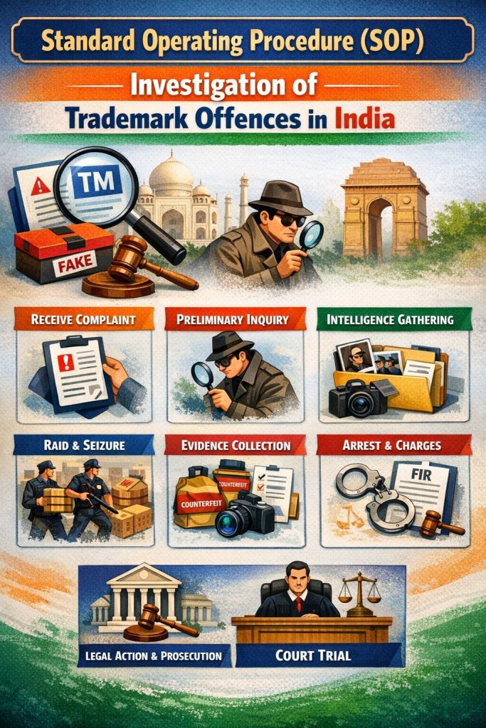 SOP for Investigating Trademark Offences in India SOP for Investigating Trademark Offences in India