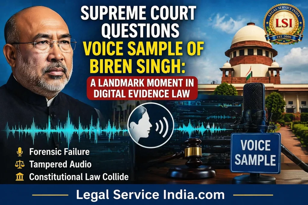 Supreme Court Questions Voice Sample of Biren Singh