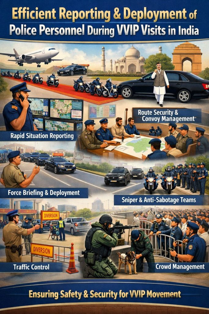 Efficient Reporting and Deployment of Police Personnel During VVIP Visits in India Efficient Reporting and Deployment of Police Personnel During VVIP Visits in India