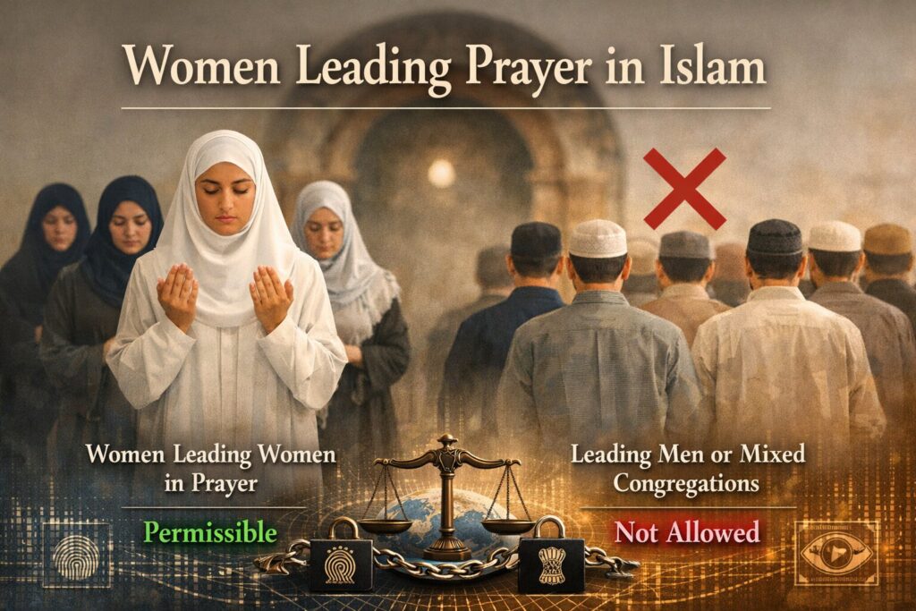 Can Women Lead Men and Women as Imām During Namāz?