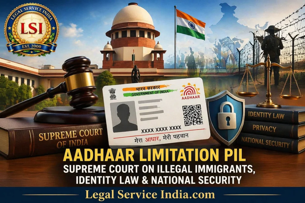 Aadhaar Limitation PIL: Supreme Court on Illegal Immigrants, Identity Law & National Security