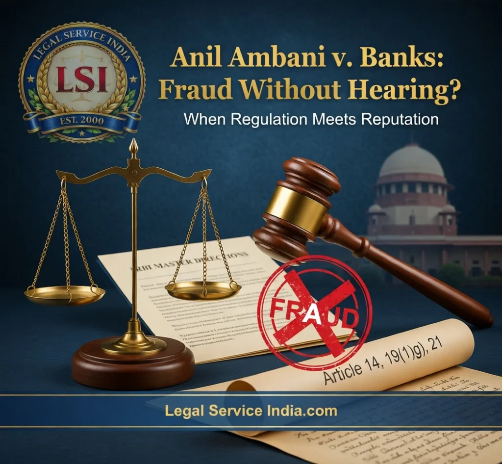 Anil Ambani Fraud Case: Supreme Court on RBI Fraud Tagging & Borrower Rights Anil Ambani fraud case