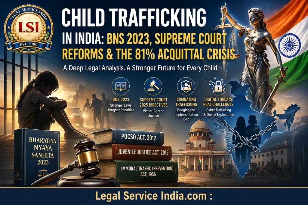 Child Trafficking in India: BNS 2023, Supreme Court Reforms & The 81% Acquittal Crisis