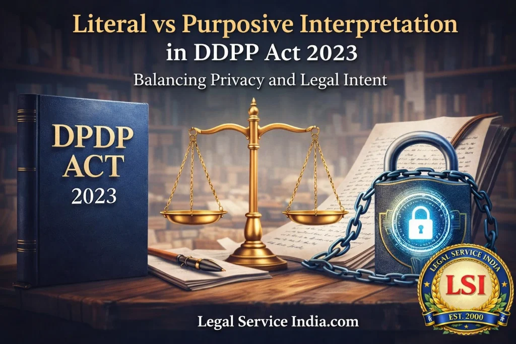 Literal vs Purposive Interpretation in the DPDP Act, 2023 Understanding the Role of Consent