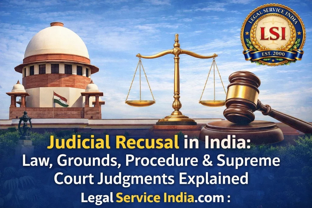 Judicial Recusal In India- Grounds, Procedure, Appellate Remedies