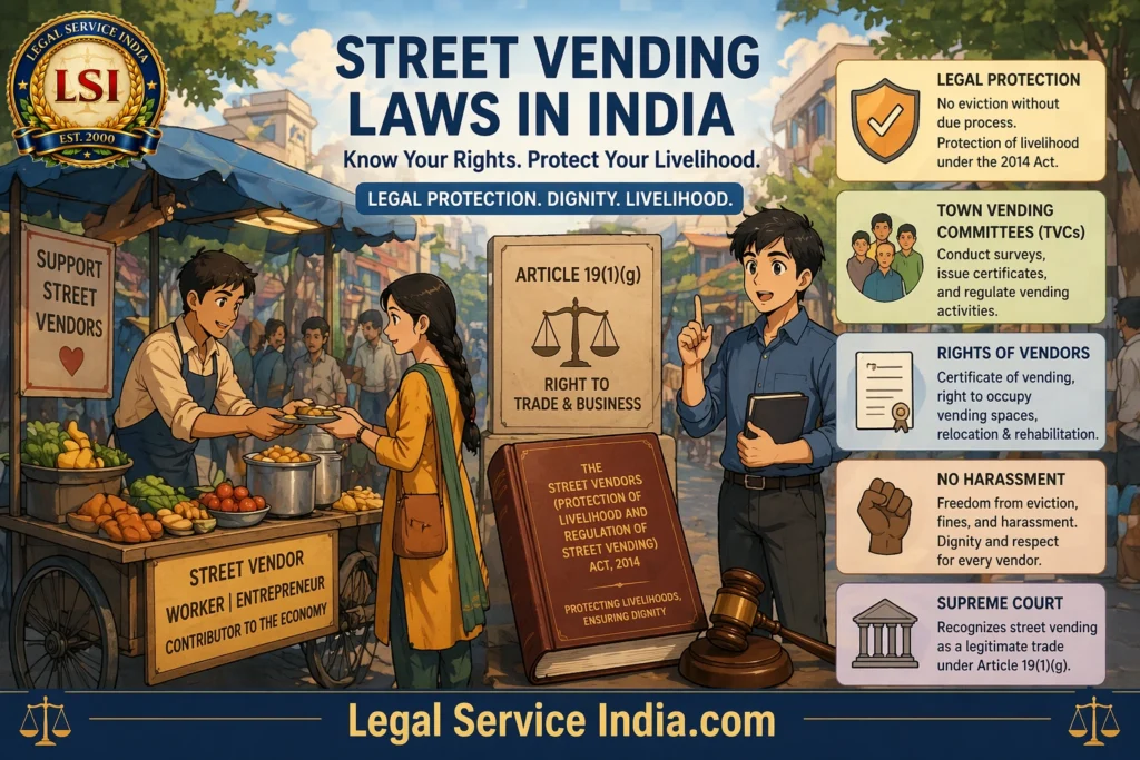 Street vending laws India