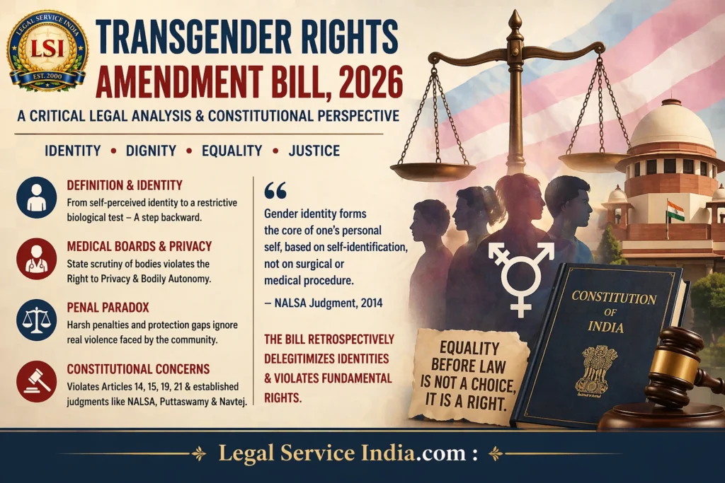 Transgender Rights Amendment Bill 2026