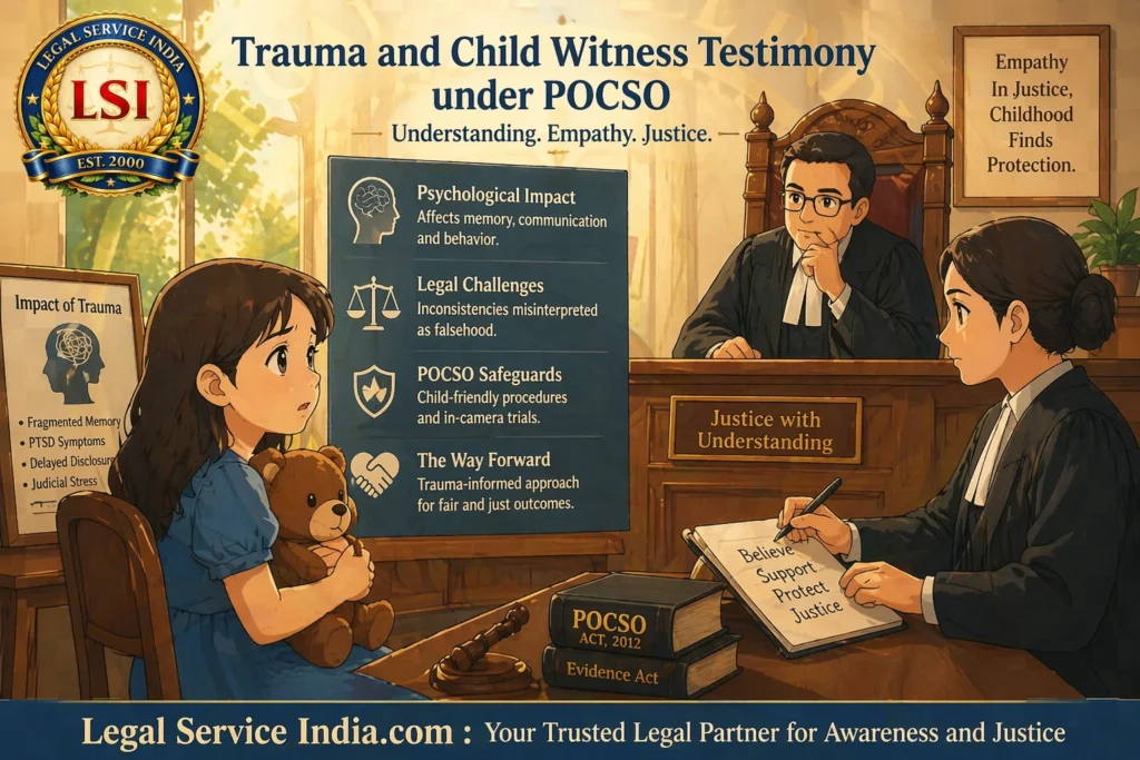 Child Testimony & Trauma In POCSO Trials