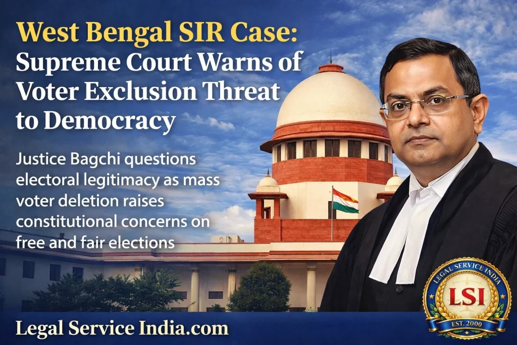 West Bengal SIR Case: Supreme Court Warns of Voter Exclusion Threat to Democracy