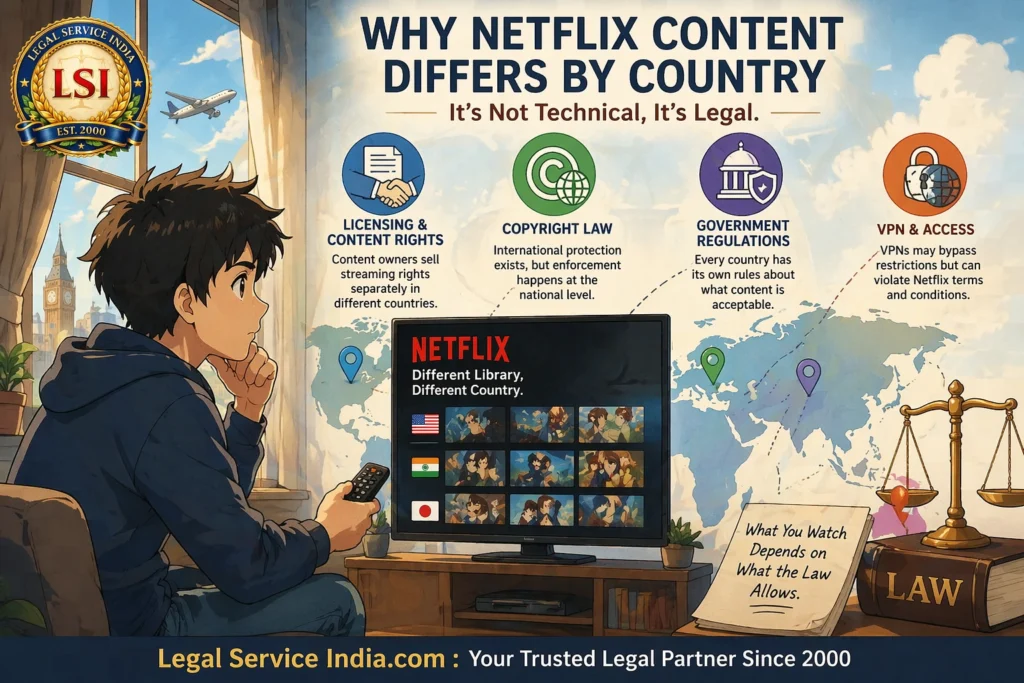 Why Netflix Shows Differ by Country: The Law Made Simple