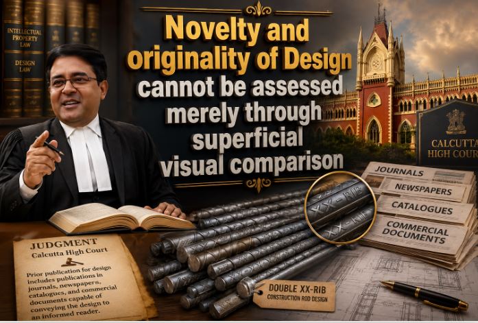 Novelty and originality of Design cannot be assessed merely through superficial visual comparison Novelty and originality of Design cannot be assessed merely through superficial visual comparison