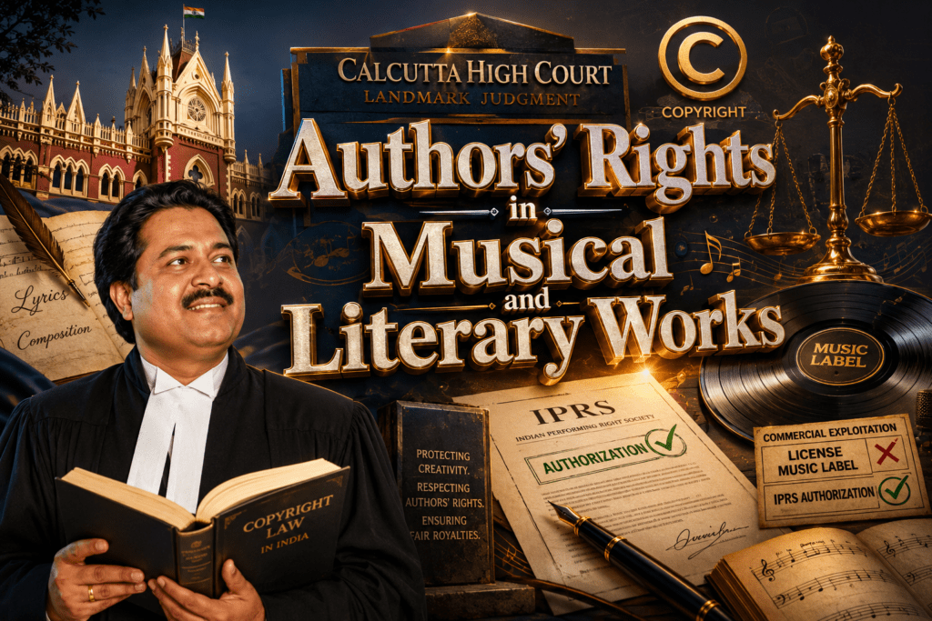 Authors’ Rights in Musical and Literary Works Authors’ Rights in Musical and Literary Works