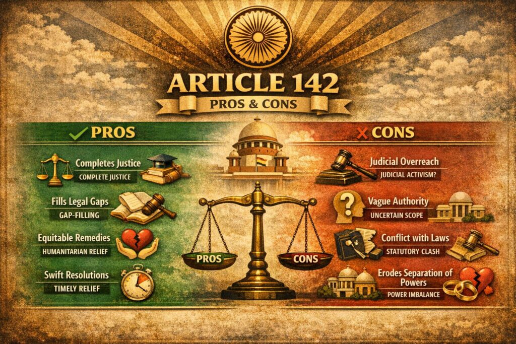 Article 142 of the Constitution of India: The Supreme Court’s Extraordinary Power to Do “Complete Justice”