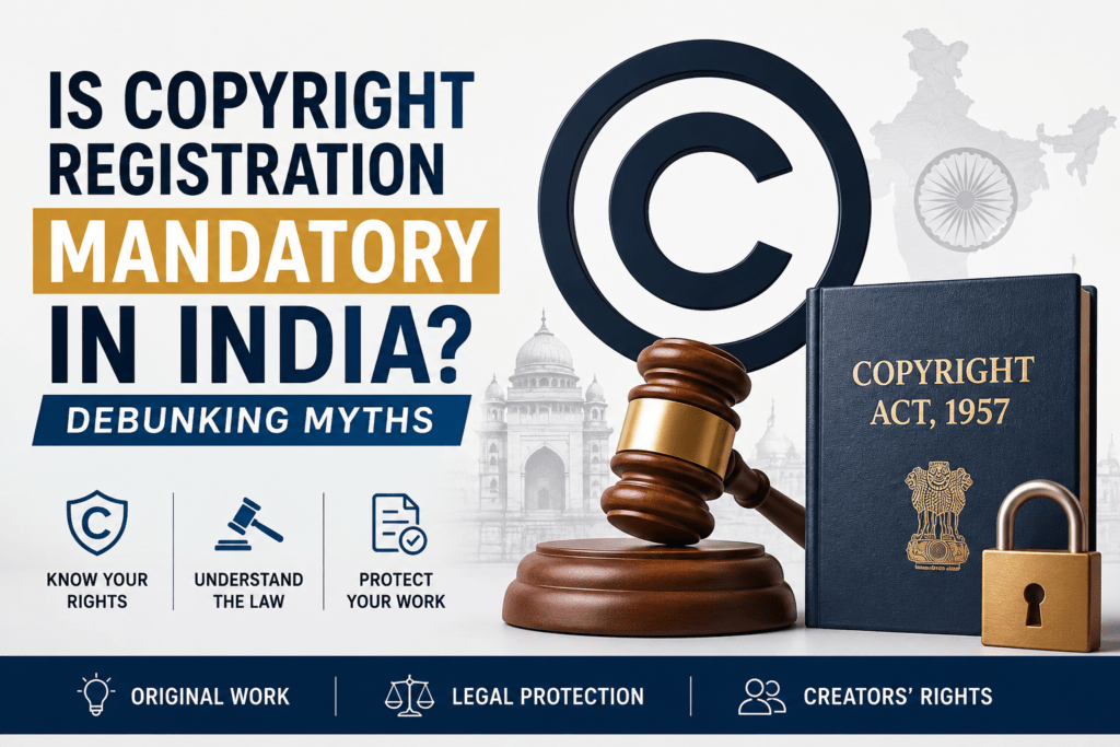 Is copyright registration mandatory in India? Debunking Myths