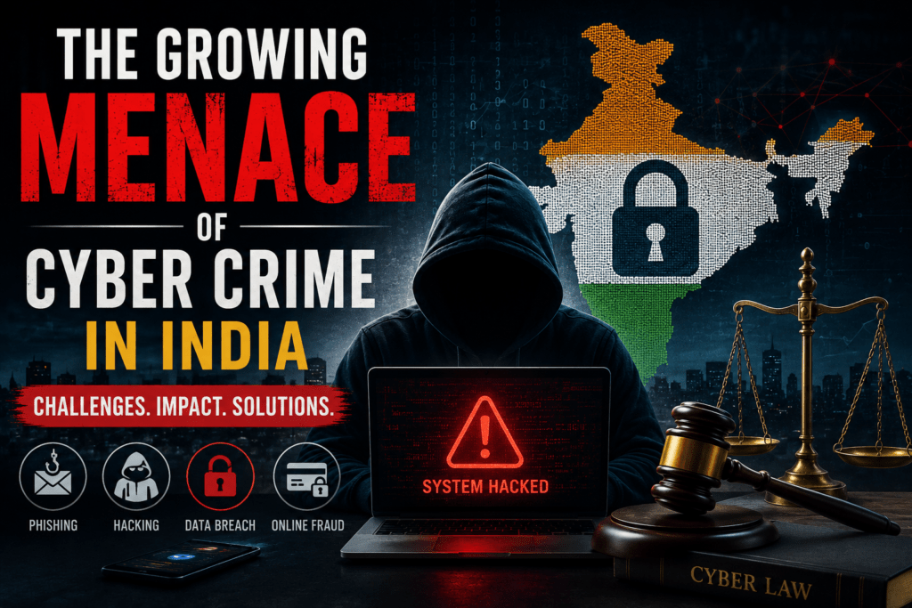 The Growing Menace of Cyber Crime in India The Growing Menace of Cyber Crime in India
