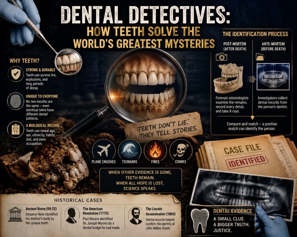 Dental Detectives: How Teeth Solve the World’s Greatest Mysteries