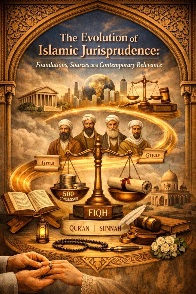 The Evolution of Islamic Jurisprudence: Foundations, Sources, and Contemporary Relevance