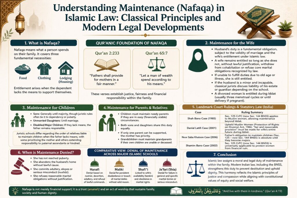 Understanding Maintenance (Nafaqa) in Islamic Law