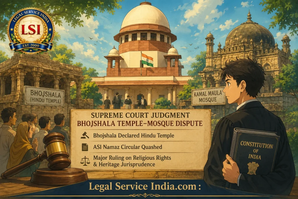 Bhojshala Temple–Mosque Verdict: MP High Court Declares Bhojshala A Hindu Temple, Quashes ASI Namaz Order Bhojshala Temple–Mosque Verdict