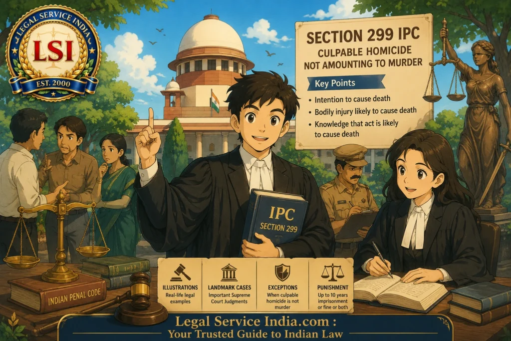 IPC Section 299 Explained