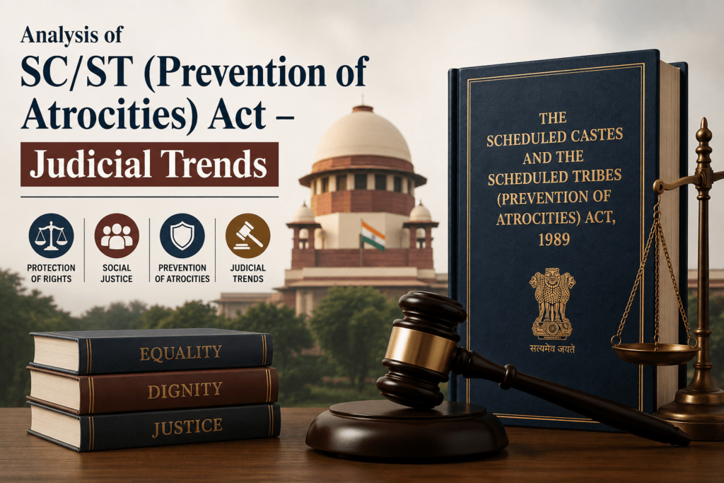 Analysis of SC/ST (Prevention of Atrocities) Act – Judicial Trends