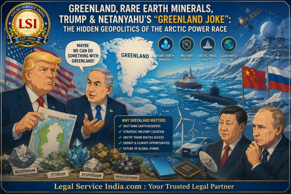 Greenland Rare Earth Minerals, Trump & Netanyahu’s Greenland Joke: Arctic Geopolitics Explained Greenland rare earth minerals