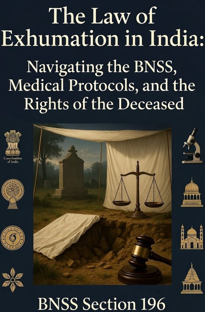 The Law of Exhumation in India