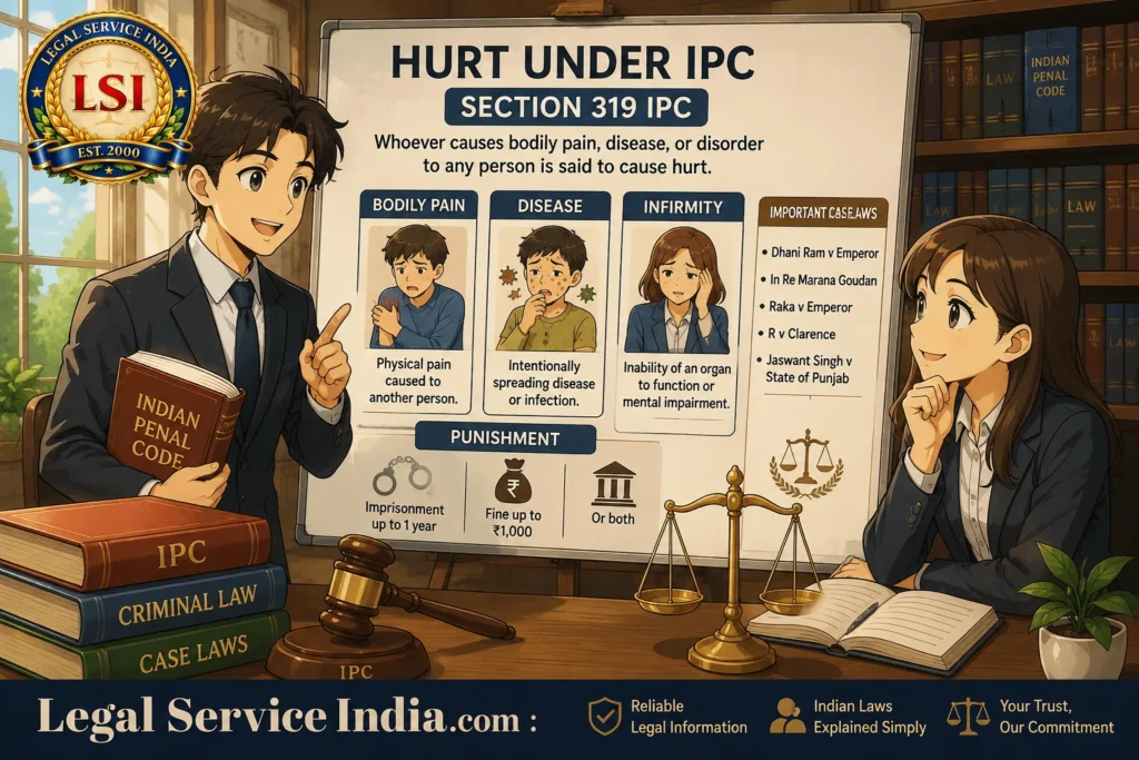 Meaning and Definition of Hurt Under IPC