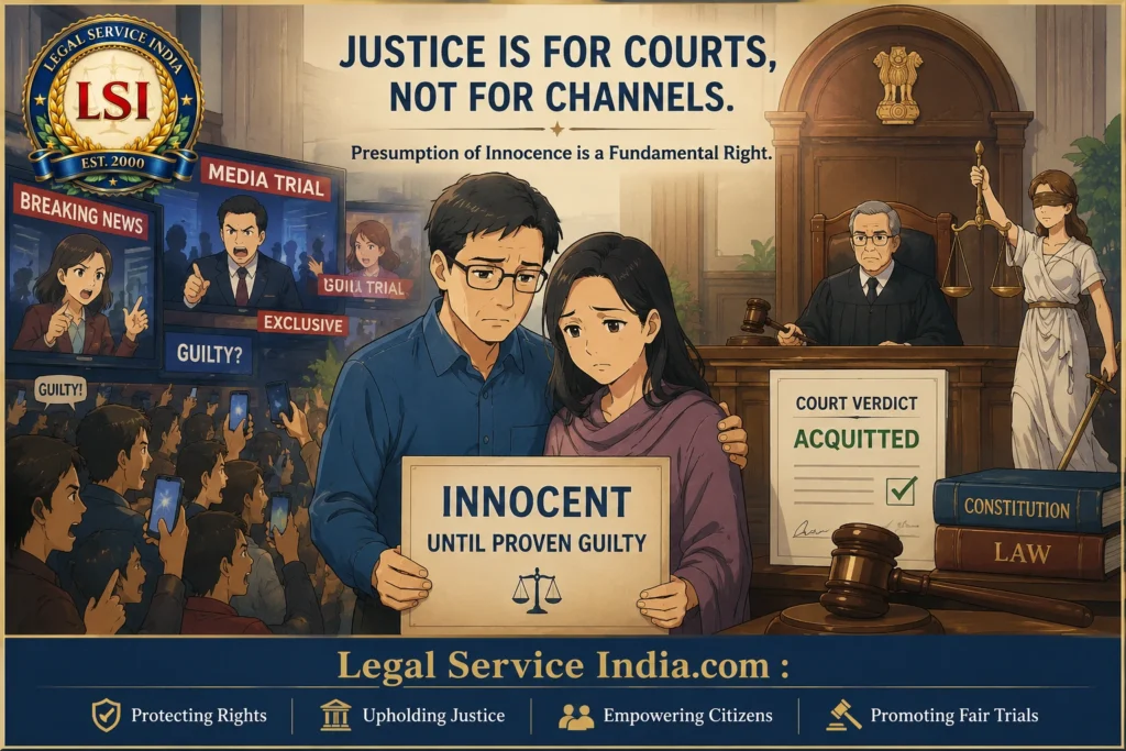 Guilty on Air: Media Trials and the Erosion of Presumption of Innocence in India Guilty on Air: Media Trials and the Erosion of Presumption of Innocence in India