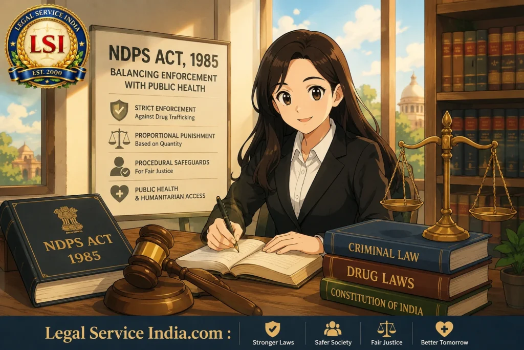 NDPS Act 1985 Explained: Drug Laws, Bail Rules, Punishments & Legal Safeguards in India