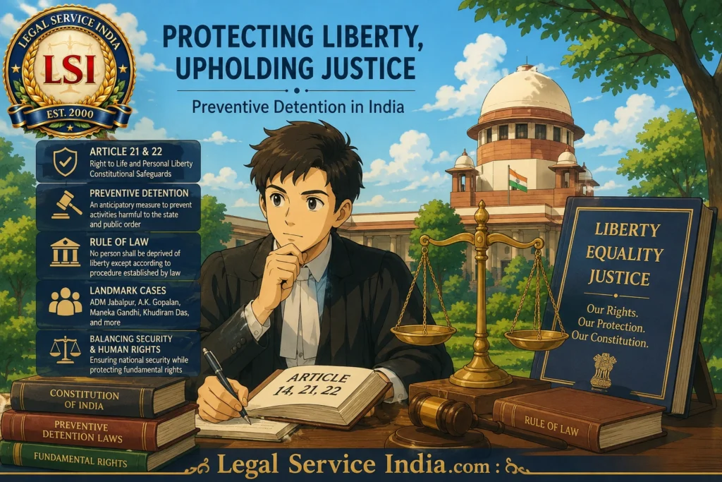 Preventive Detention in India