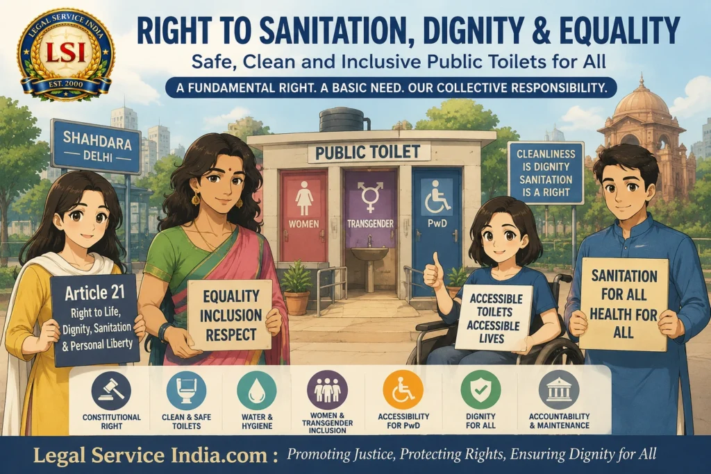 Alarming Situation Of “Right To Live With Dignity” In Shahdara, Delhi: Specially For Women And Transgender Public toilets in Shahdara Delhi