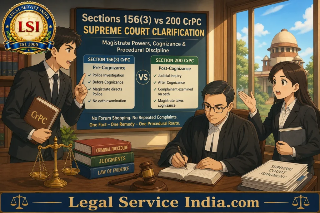 Section 156(3) vs 200 CrPC Explained