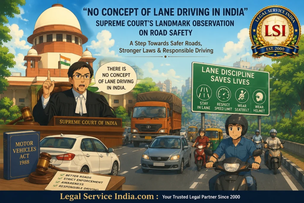 Supreme Court On Lane Driving In India: Landmark Road Safety Judgment That May Transform Traffic Law Supreme Court On Lane Driving In India: Landmark Road Safety Judgment That May Transform Traffic Law