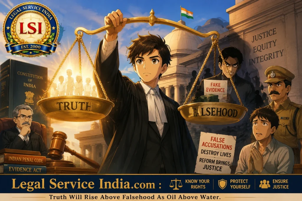 Truth vs Falsehood in the Indian Legal System